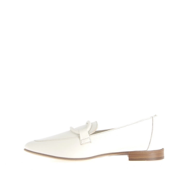 Mocassins blancs Esparros Coco&abricot