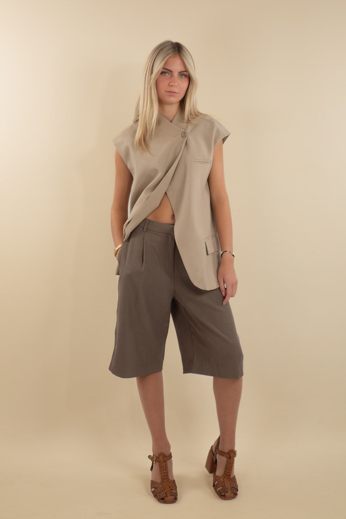 Bermuda Pozita taupe