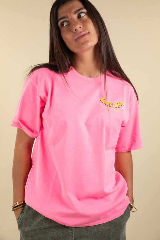 T.shirt rose Sardines
