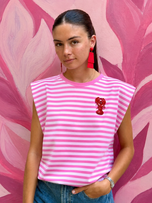 Marinière fushia Lobster