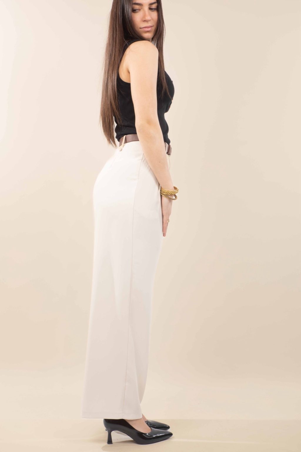 Pantalon beige Emma