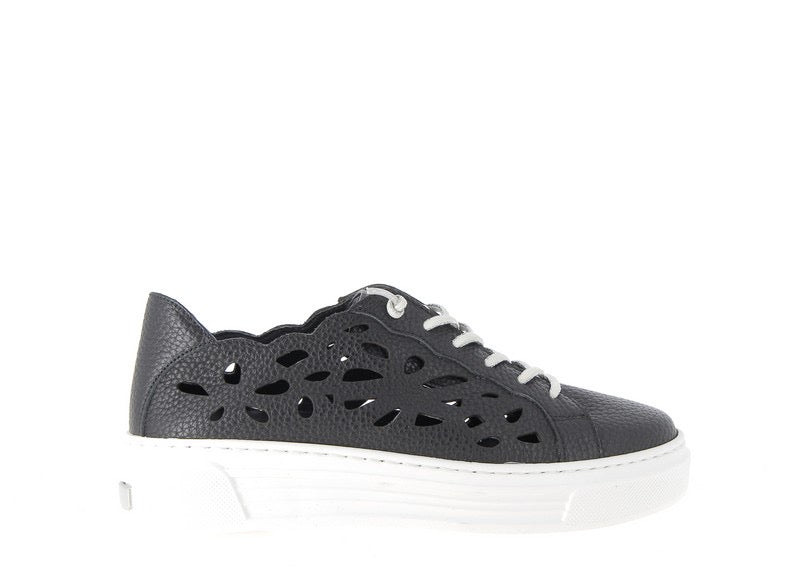 Baskets Estrebay coco abricot noires