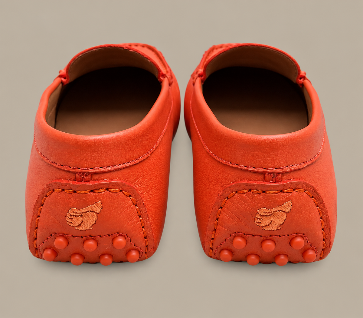 Mocassins à picots Bobbies Emma corail