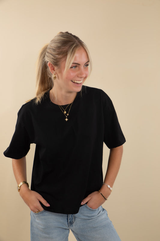 T.shirt noir Romane
