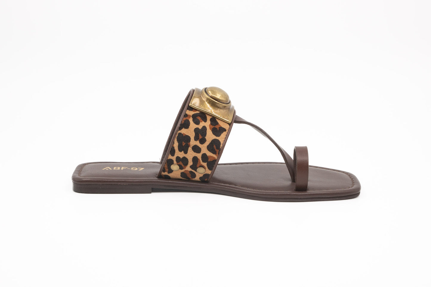 SANDALES ABF-97 KS.26.27 FONCÉ/BEIGE LEO