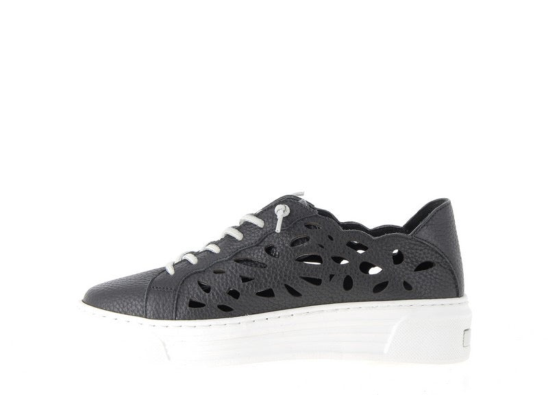 Baskets Estrebay coco abricot noires