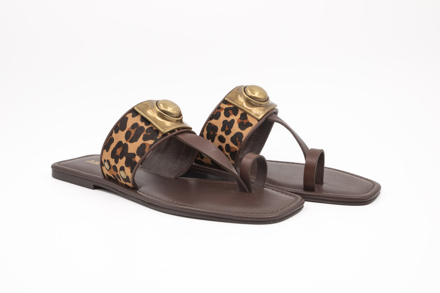 SANDALES ABF-97 KS.26.27 FONCÉ/BEIGE LEO