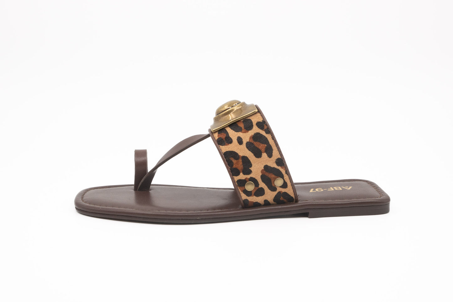 SANDALES ABF-97 KS.26.27 FONCÉ/BEIGE LEO