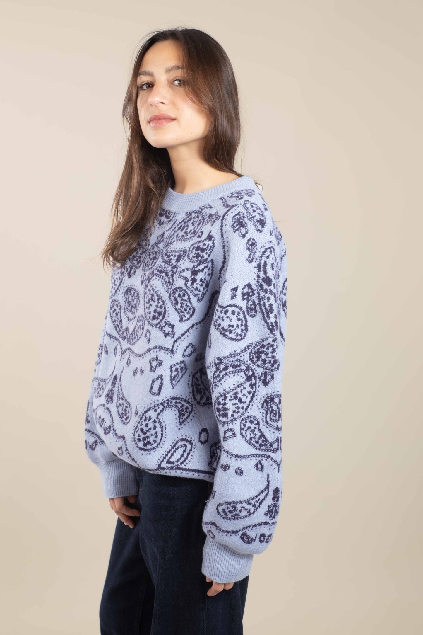 Pull Nidana bleu ciel