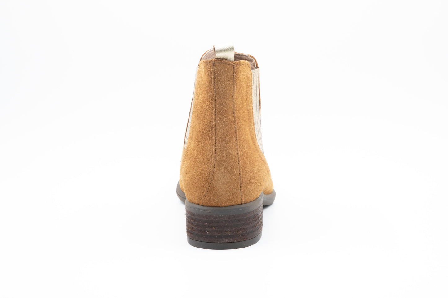 Boots Preston velours cognac