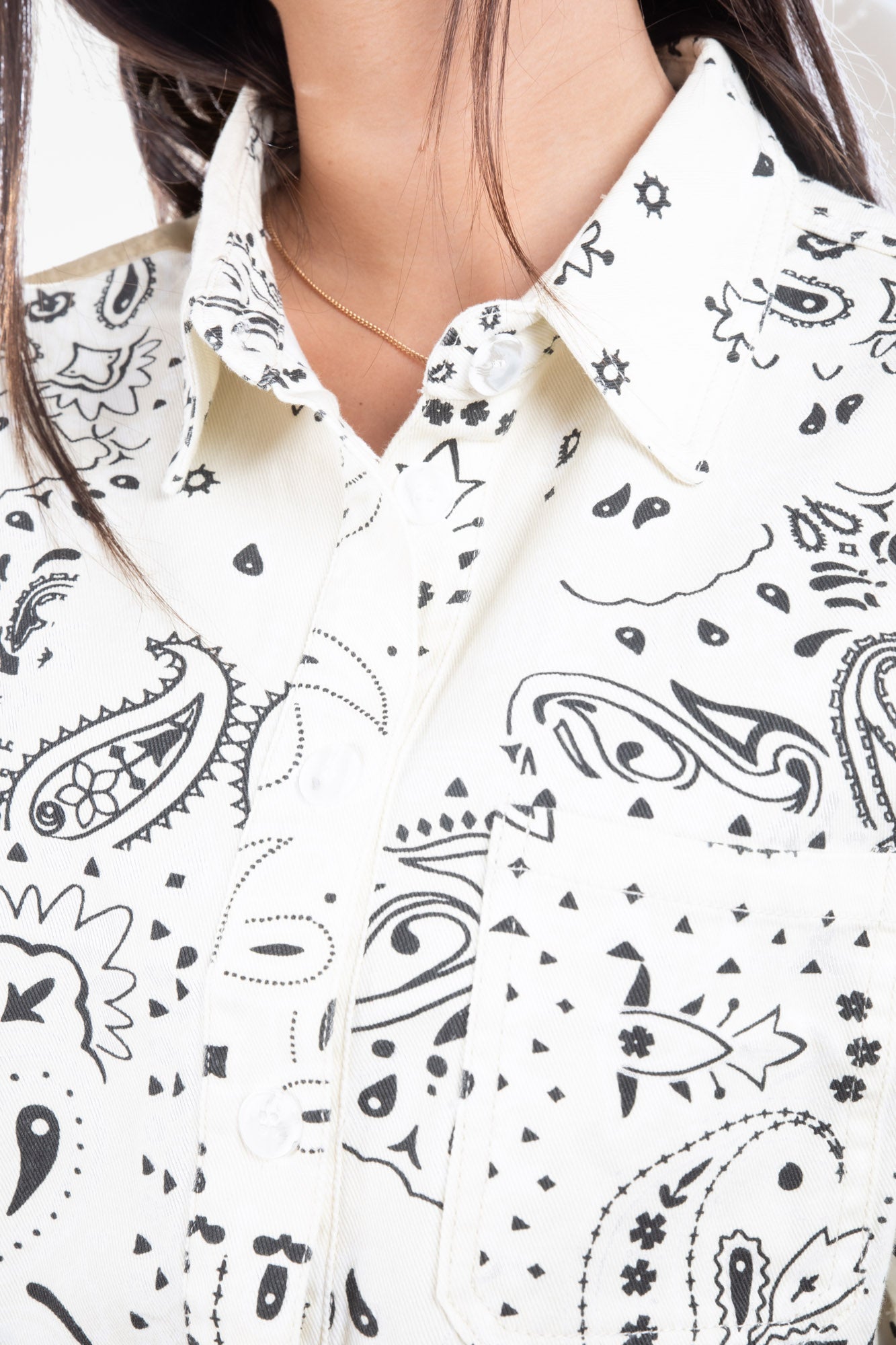 Veste beige Bandana