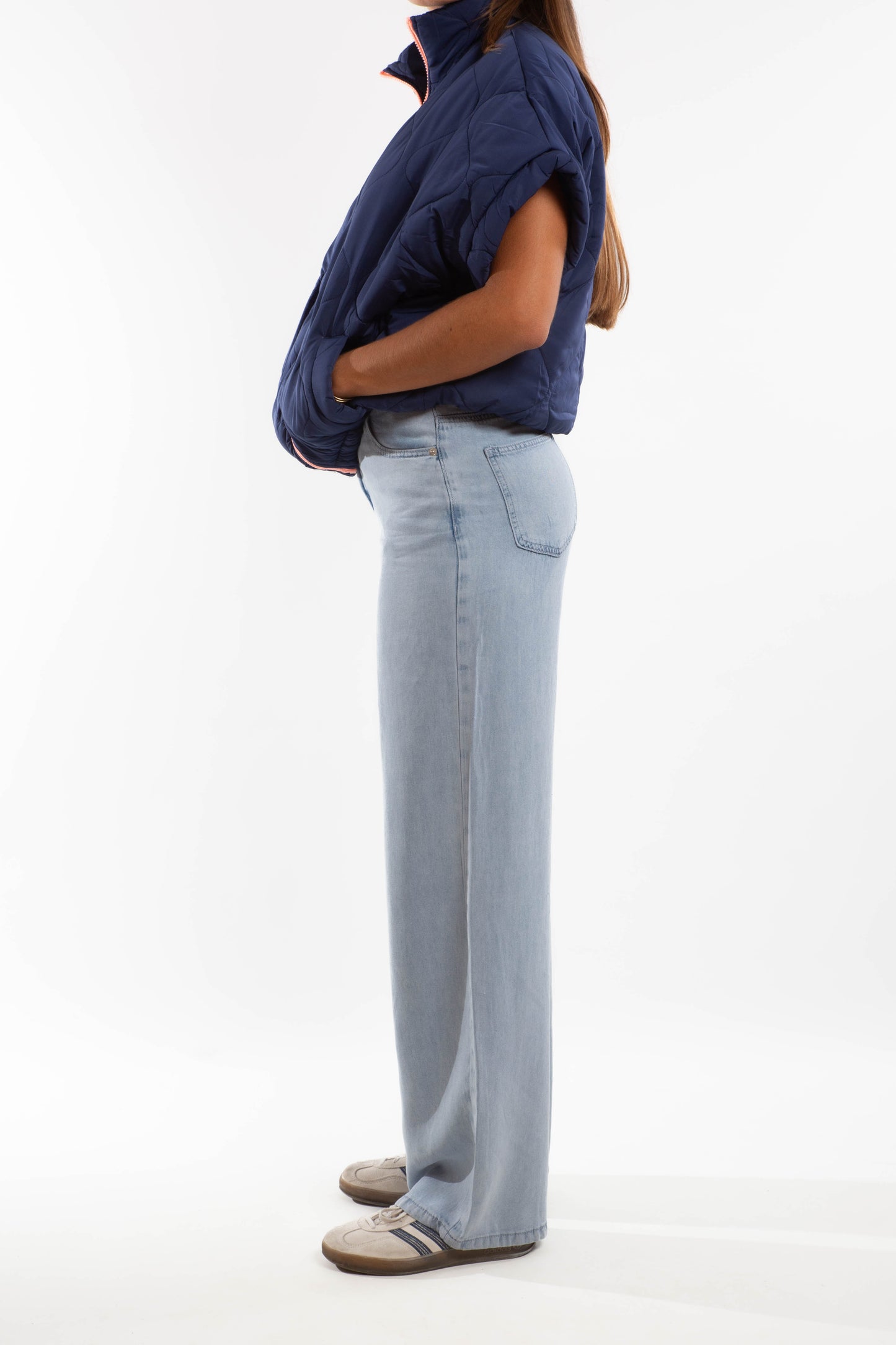 Pantalon denim fluide – 100 % lyocell