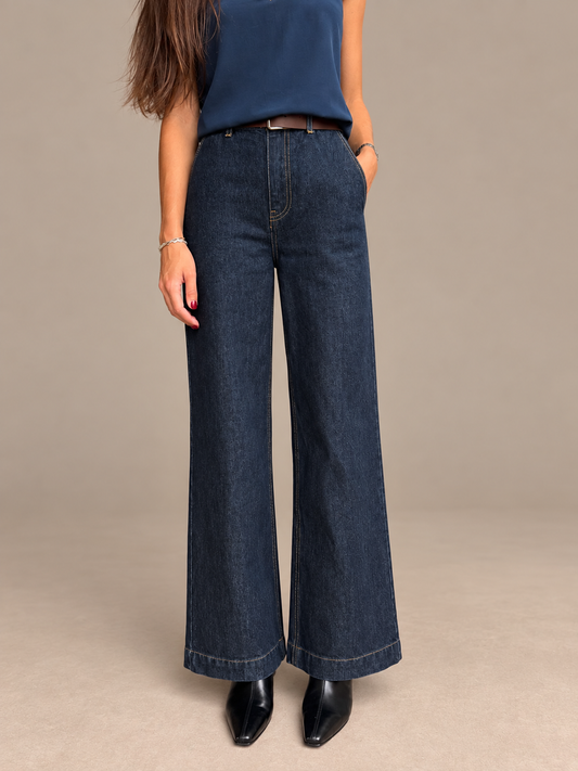 Jean wide leg brut Jane