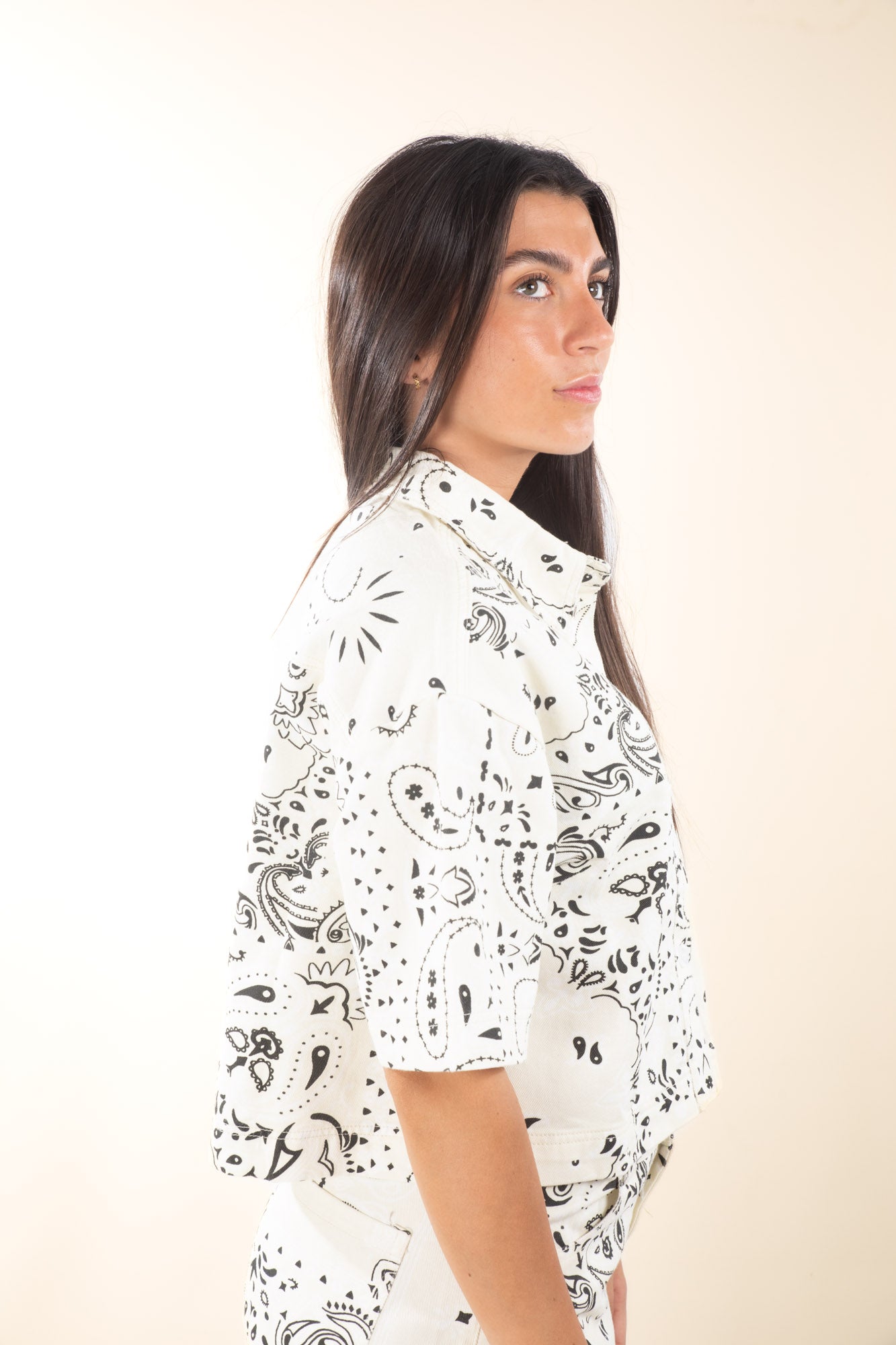 Veste beige Bandana