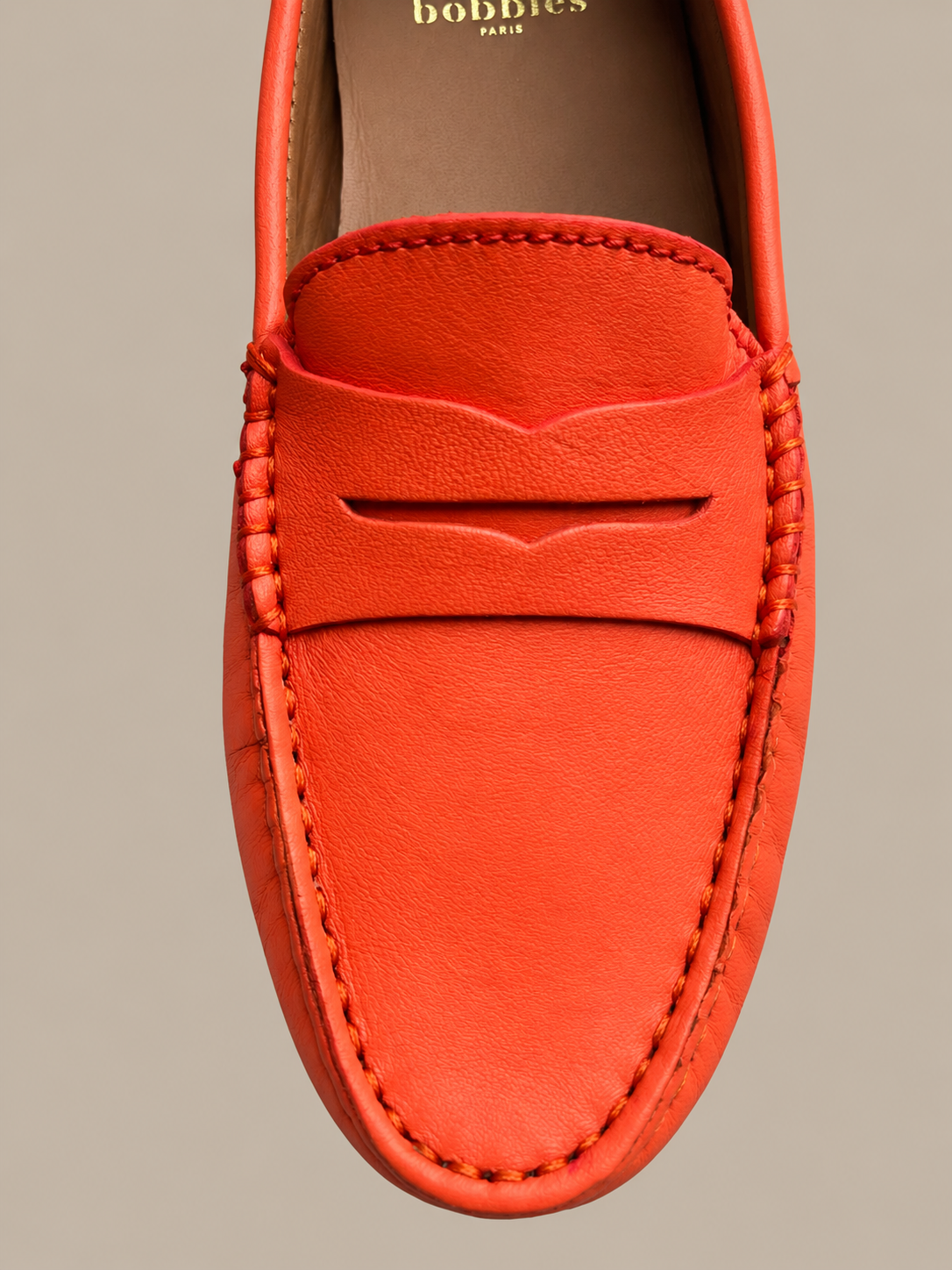 Mocassins à picots Bobbies Emma corail