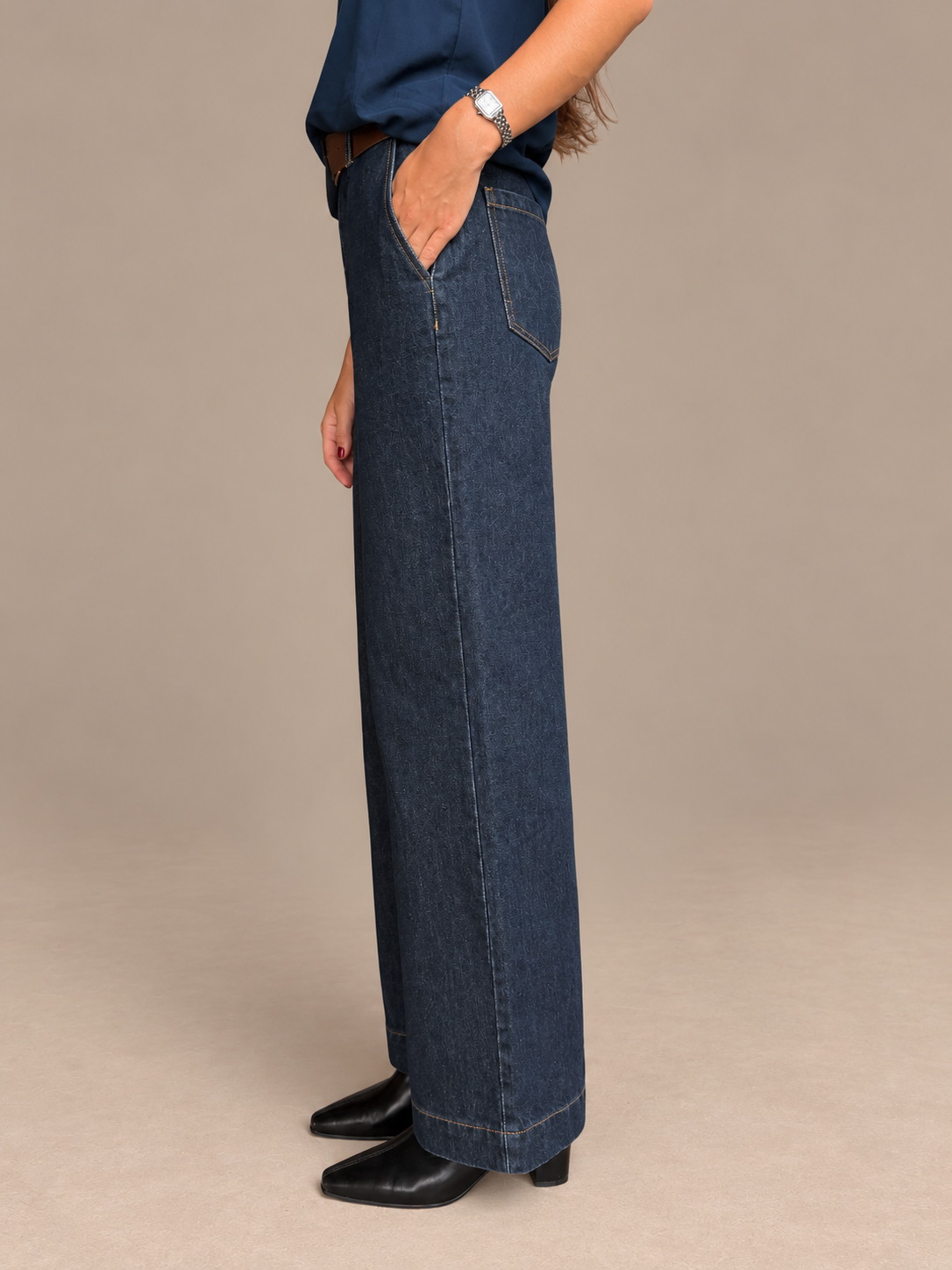 Jean wide leg brut Jane