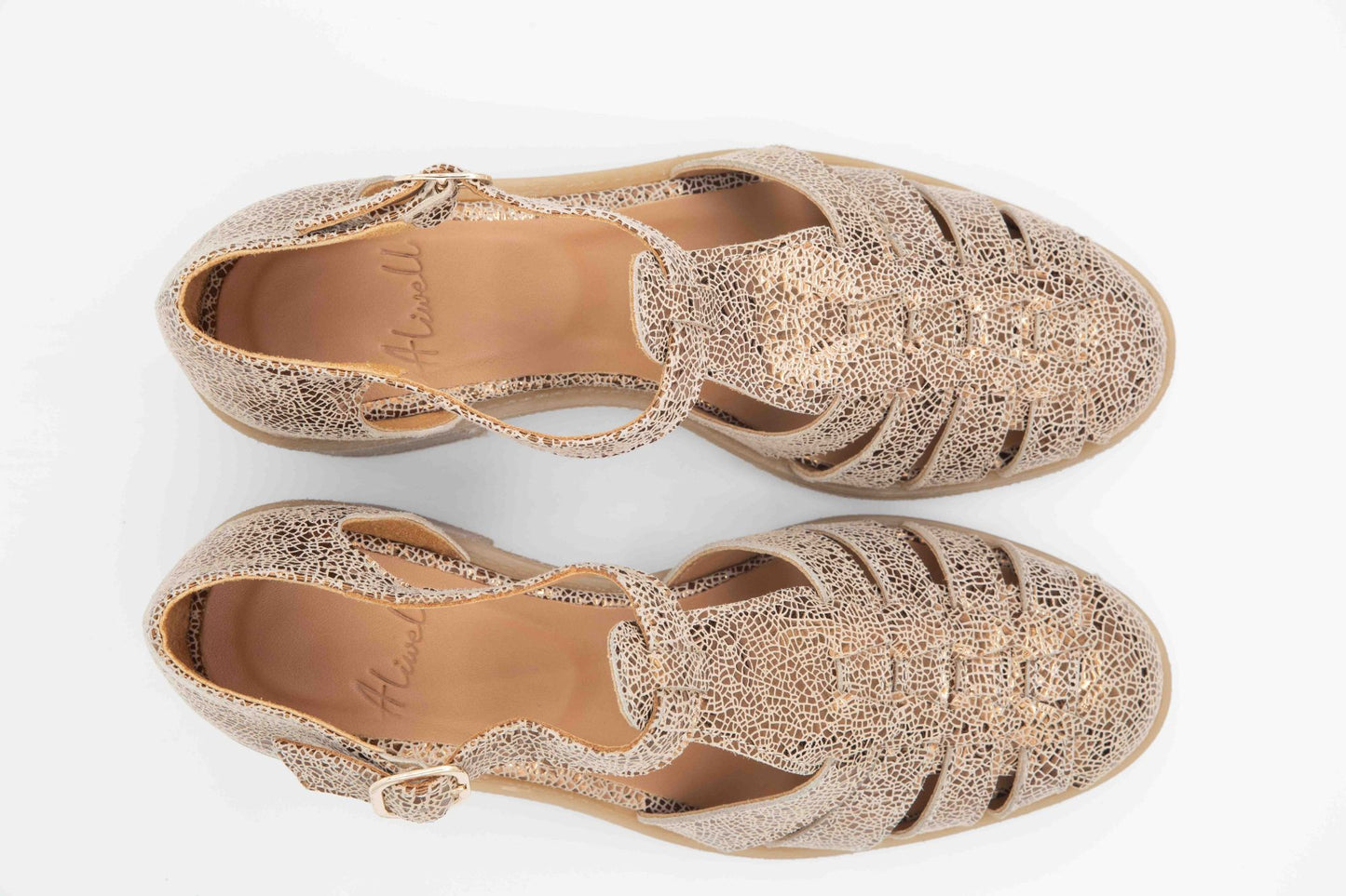 Chaussures Aliwell Dolorès bronzé cracker